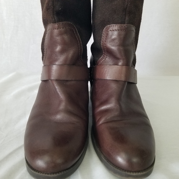 Ralph Lauren Cacey 7B leather stirrup brown boots.👢 - Picture 3 of 14